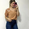 BLUSA DE ALGODÓN Y LINO